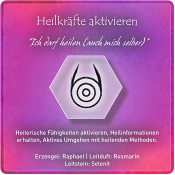 "Heilkräfte aktivieren" Edelsteinessenz